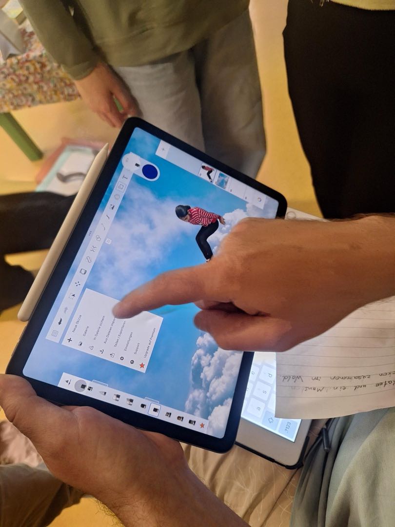 Bildbearbeitung am iPad